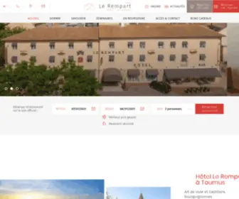 Lerempart.com(Hôtel Le Rempart) Screenshot