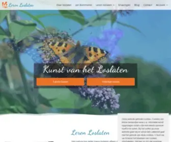 Lerenloslaten.com(Leer de kunst van het loslaten) Screenshot