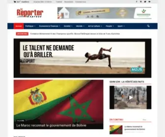 Lereporterexpress.ma(Le Reporter Express) Screenshot