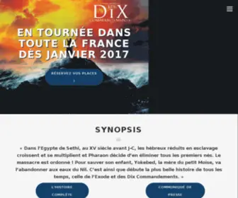 Leretourdesdixcommandements.fr(Les dix commandements de l'info) Screenshot