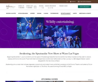 Lerevecasting.com(Las Vegas Shows & Entertainment) Screenshot