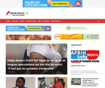 Lerevelateur224.com(L'info sans passion) Screenshot