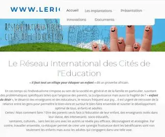 Lerice.org(Accueil) Screenshot