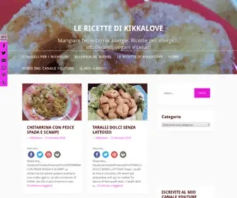 Lericettedikikkalove.it(LE RICETTE DI KIKKALOVE) Screenshot