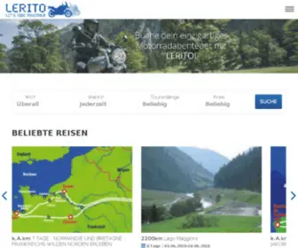 Lerito.net(LERITO Tourenfahrer Portal) Screenshot