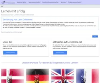 Lern-Online.net(Kostenlos Online Lernen mit Erfolg) Screenshot