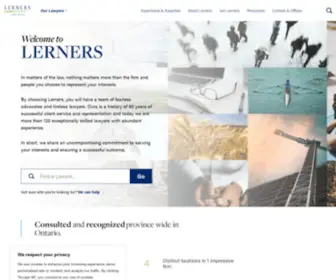 Lerners.ca(Lerners Lawyers) Screenshot
