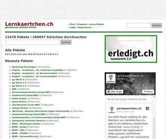 Lernkaertchen.ch(Gemeinsam einfach lernen) Screenshot