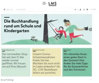 Lernmedien-Shop.ch(Willkommen) Screenshot