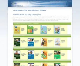 Lernsoftware.com(Lernsoftware und Lernprogramme für Schulen und Familien) Screenshot