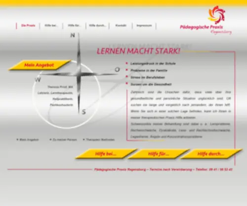 Lerntherapie-Regensburg.de(Pädagogische) Screenshot
