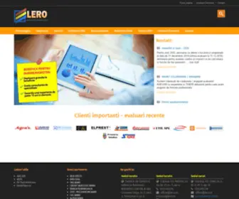 Lero.ro(Prima pagina) Screenshot