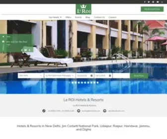 Leroihotels.com(Le Roi Hotels) Screenshot