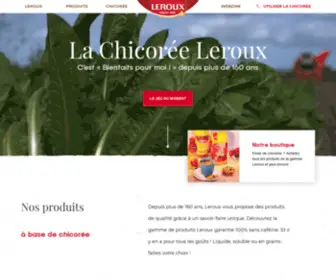 Leroux.fr(Chicorée Leroux) Screenshot