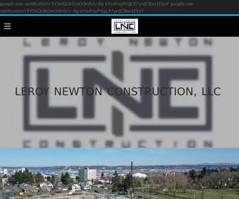 Leroynewtonconstruction.com(Leroy Newton Construction) Screenshot