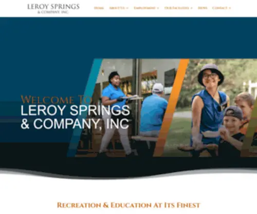 Leroysprings.com(Leroy Springs & Company) Screenshot