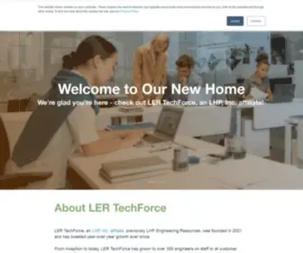 Lertechforce.com(LER TechForce) Screenshot