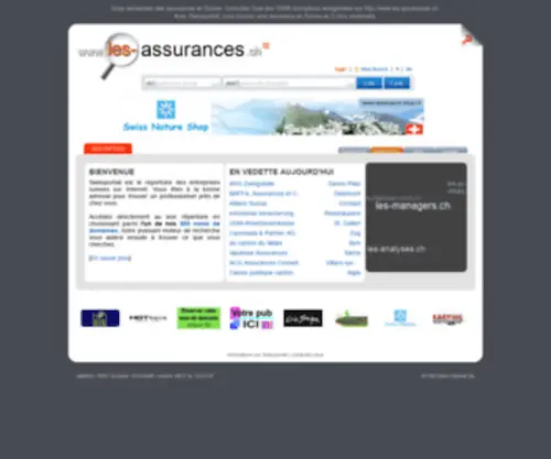 Les-Assurances.ch(Les assurances en Suisse) Screenshot