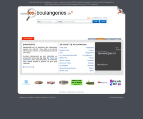 Les-Boulangeries.ch(Les boulangeries en Suisse) Screenshot