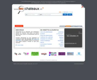 Les-Chateaux.ch(Les châteaux en Suisse) Screenshot