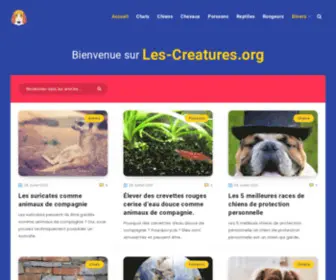 Les-Creatures.org(Nos) Screenshot