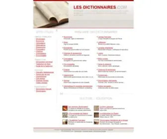 Les-Dictionnaires.com(Annuaire de dictionnaires en ligne) Screenshot