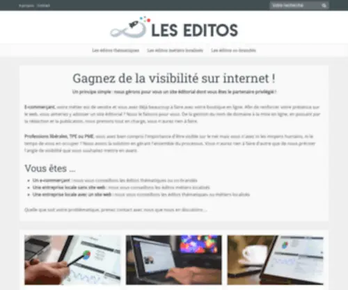 Les-Editos.fr(Un principe simple) Screenshot