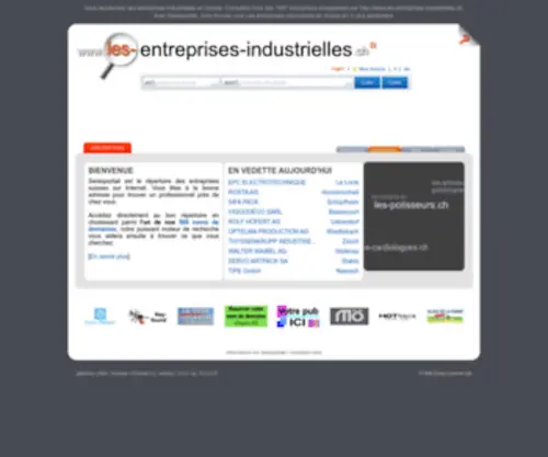 Les-Entreprises-Industrielles.ch(Les entreprises industrielles en Suisse) Screenshot