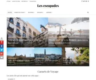 Les-Escapades.fr(Les Escapades) Screenshot