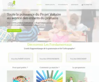Les-Fondamentaux.fr(Projet Voltaire) Screenshot