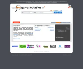 Les-Galvanoplastes.ch(Les galvanoplastes en Suisse) Screenshot