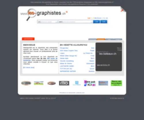 Les-Graphistes.ch(Les graphistes en Suisse) Screenshot