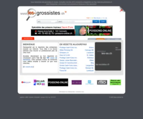 Les-Grossistes.ch(Les grossistes en Suisse) Screenshot