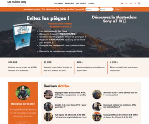 Les-Guides-Sony.com(Les Guides Sony) Screenshot