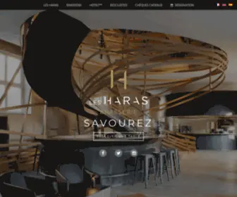 Les-Haras-Brasserie.com(Brasserie des Haras) Screenshot
