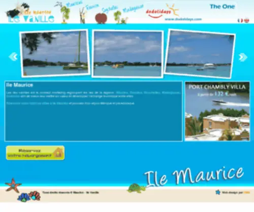 Les-Ilesvanille.com(Réservez) Screenshot
