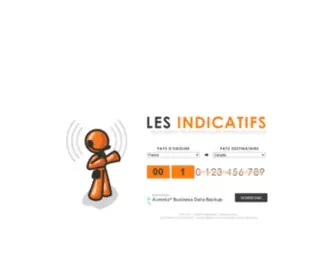 Les-Indicatifs.com(étranger) Screenshot