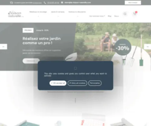 Les-Materiaux-Verts.fr(La Maison Naturelle : Spécialiste des matériaux écologiques) Screenshot