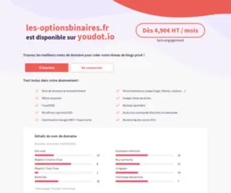 Les-Optionsbinaires.fr(This domain was registered by) Screenshot