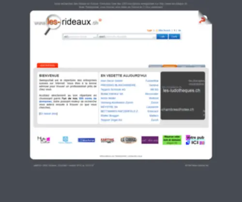 Les-Rideaux.ch(Les rideaux en Suisse) Screenshot