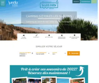 Les-Sablons.com(Découvrez le Camping Les Sablons et ses nombreuses activités) Screenshot