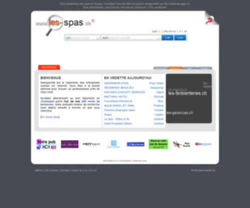 Les-Spas.ch(Les spas en Suisse) Screenshot