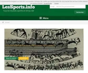 Les-Sports.info(Résultats) Screenshot