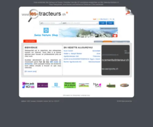 Les-Tracteurs.ch(Les tracteurs en Suisse) Screenshot