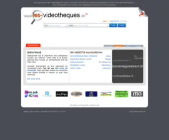 Les-Videotheques.ch(Les vidéothèques en Suisse) Screenshot