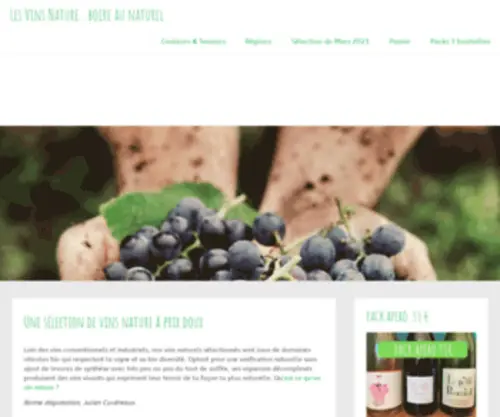 Les-Vins-Nature.fr(Les vins nature) Screenshot