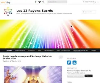 Les12Rayonssacres.com(Les 12 Rayons Sacr) Screenshot
