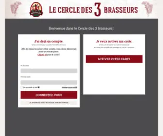 Les3Brasseurs-Fidelite.com(Les3Brasseurs Fidelite) Screenshot