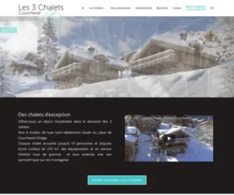 Les3Chalets-Courchevel.com(Optez) Screenshot