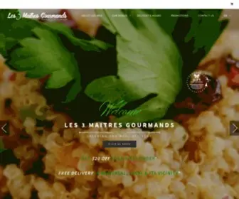 Les3Maitresgourmands.com(Prêt à Manger) Screenshot